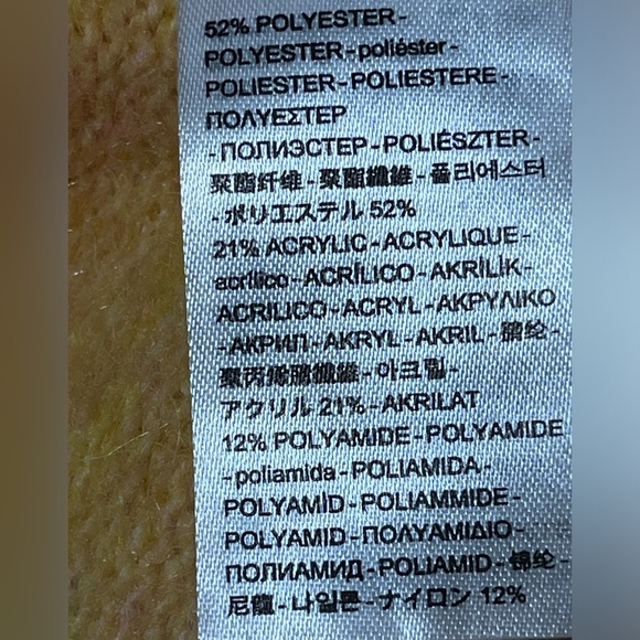 LEVIS COZY CLOUD CREWNECK SWEATER, SUNRISE INSPIRED COLORS WOMEN SIZE M - Picture 8 of 10